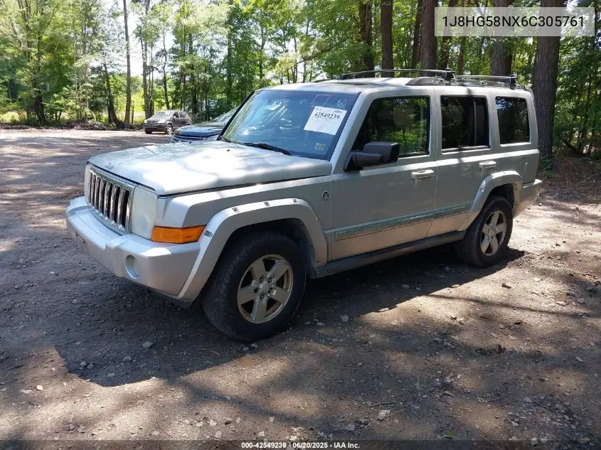2006 Jeep Commander Limited VIN: 1J8HG58NX6C305761 Lot: 42549239