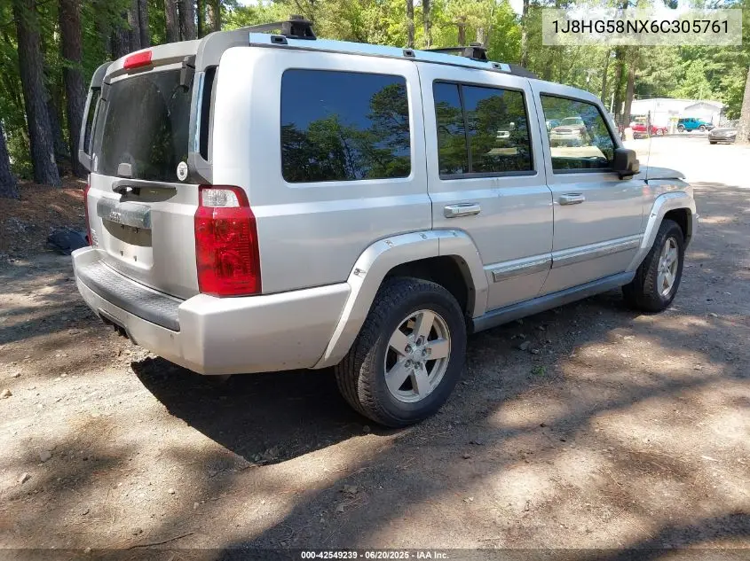 2006 Jeep Commander Limited VIN: 1J8HG58NX6C305761 Lot: 42549239
