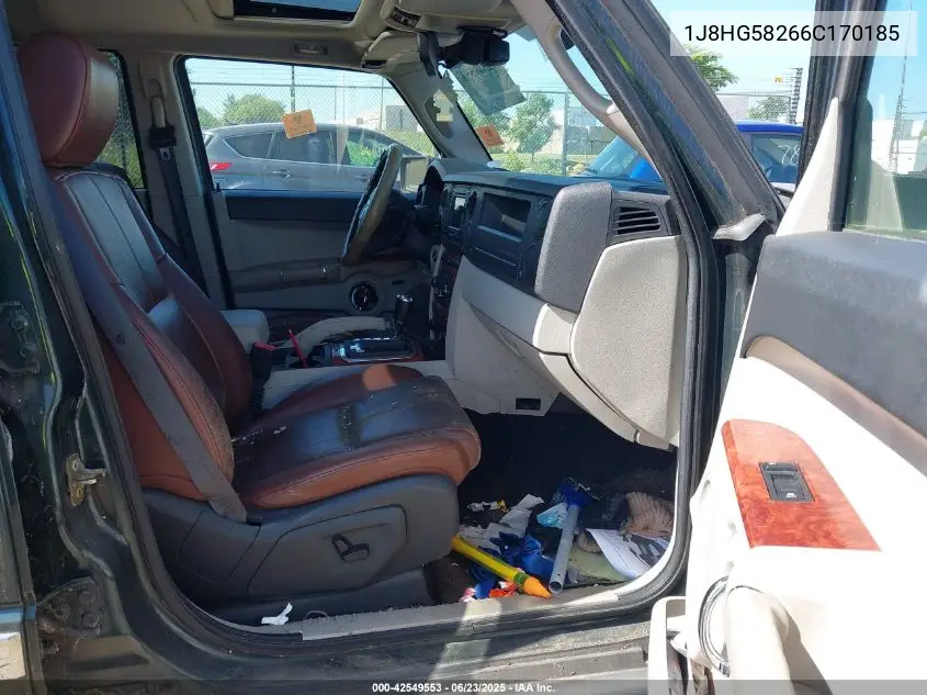 2006 Jeep Commander Limited VIN: 1J8HG58266C170185 Lot: 42549553
