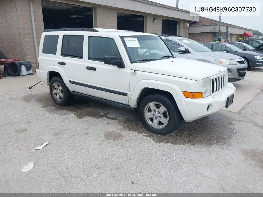 2006 Jeep Commander VIN: 1J8HG48K96C307730 Lot: 42588915