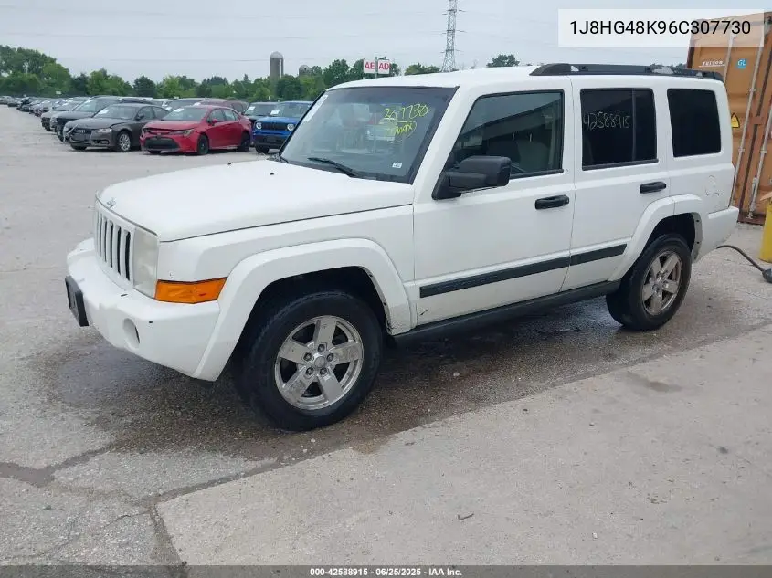 2006 Jeep Commander VIN: 1J8HG48K96C307730 Lot: 42588915