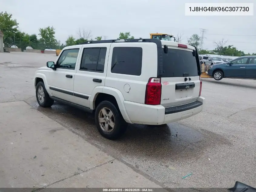 2006 Jeep Commander VIN: 1J8HG48K96C307730 Lot: 42588915