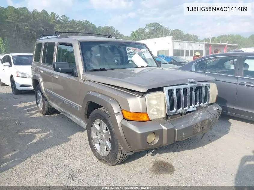 2006 Jeep Commander Limited VIN: 1J8HG58NX6C141489 Lot: 42592277