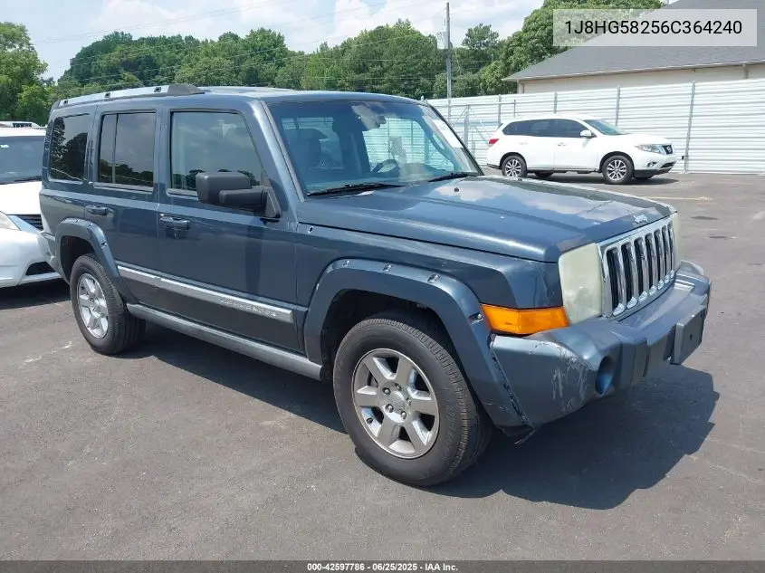 2006 Jeep Commander Limited VIN: 1J8HG58256C364240 Lot: 42597786