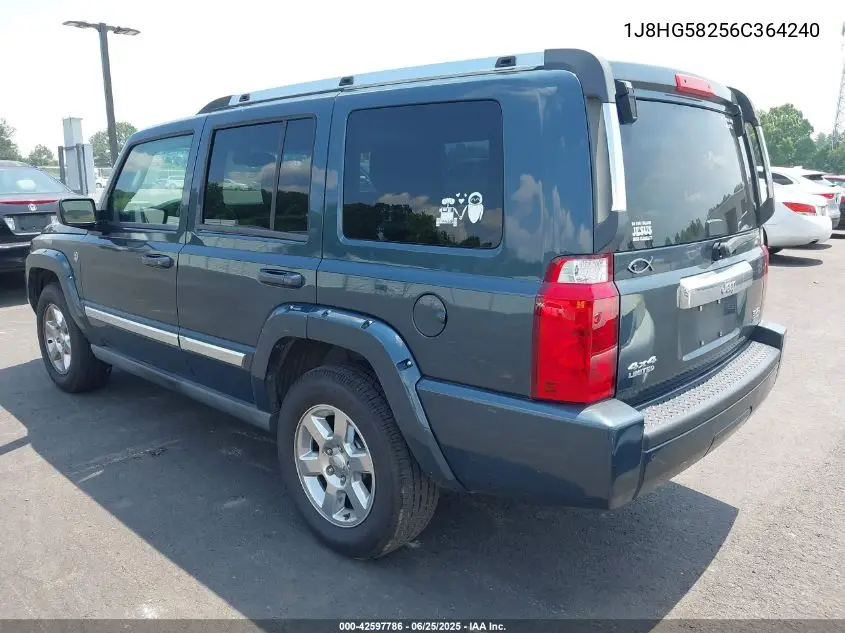2006 Jeep Commander Limited VIN: 1J8HG58256C364240 Lot: 42597786
