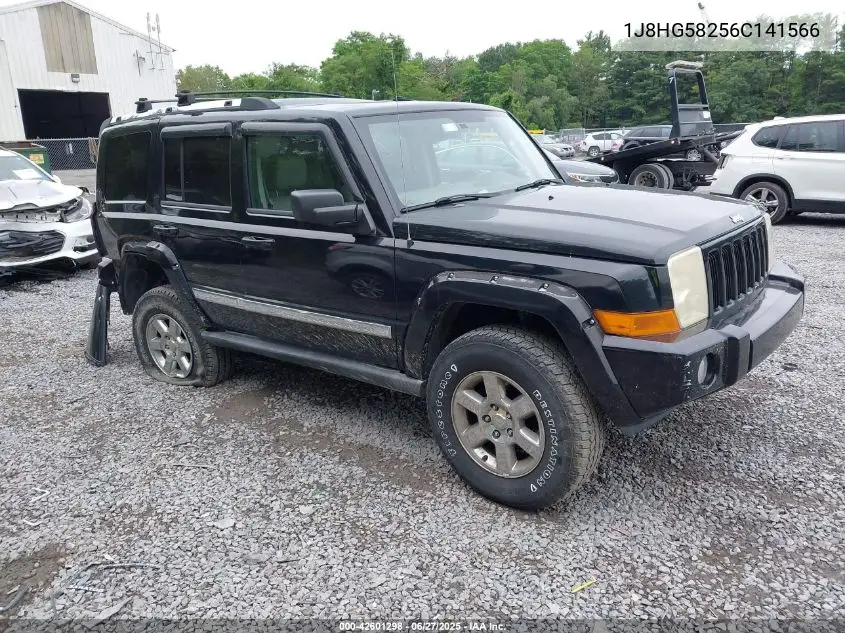 2006 Jeep Commander Limited VIN: 1J8HG58256C141566 Lot: 42601298