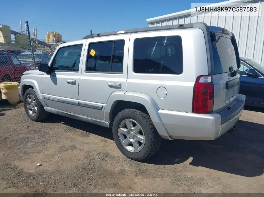 2007 Jeep Commander Sport VIN: 1J8HH48K97C587583 Lot: 41955905