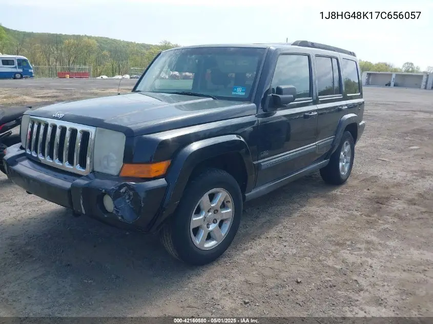 2007 Jeep Commander Sport VIN: 1J8HG48K17C656057 Lot: 42160580