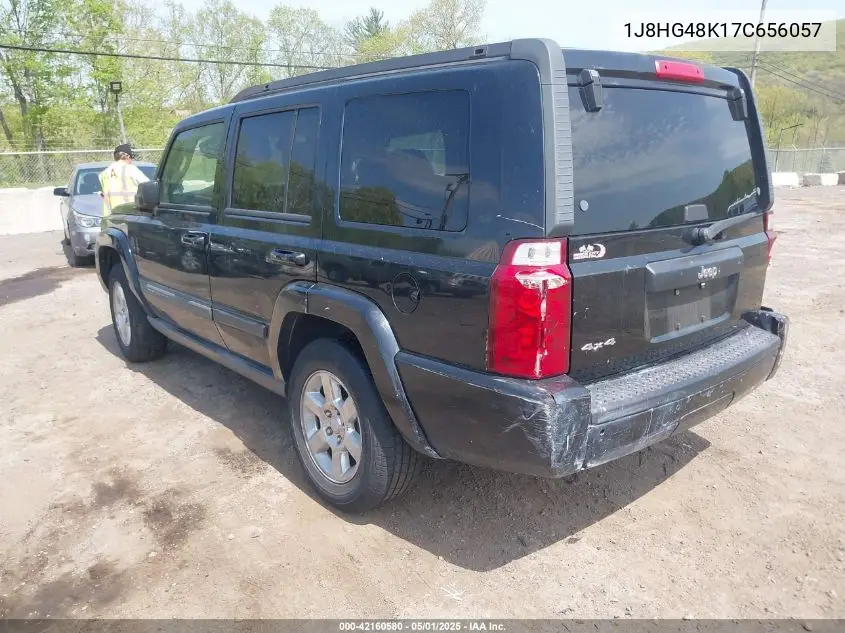 2007 Jeep Commander Sport VIN: 1J8HG48K17C656057 Lot: 42160580