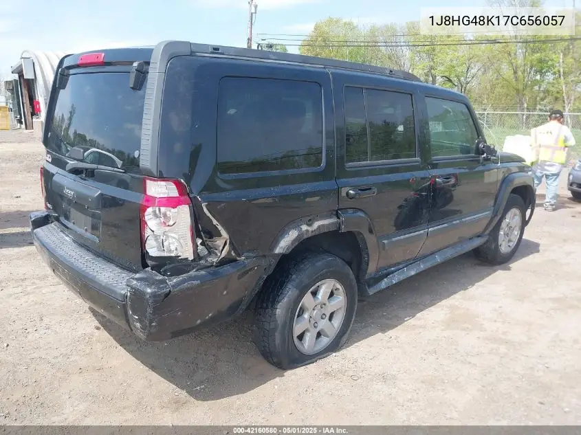 2007 Jeep Commander Sport VIN: 1J8HG48K17C656057 Lot: 42160580