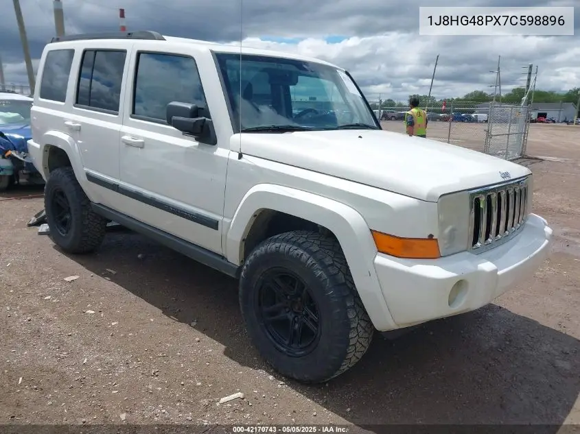 2007 Jeep Commander Sport VIN: 1J8HG48PX7C598896 Lot: 42170743