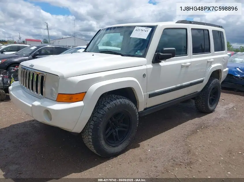 2007 Jeep Commander Sport VIN: 1J8HG48PX7C598896 Lot: 42170743