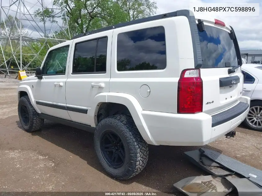 2007 Jeep Commander Sport VIN: 1J8HG48PX7C598896 Lot: 42170743