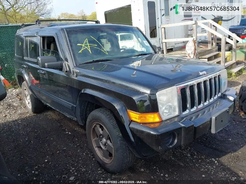 2007 Jeep Commander Sport VIN: 1J8HG48K57C685304 Lot: 42175382
