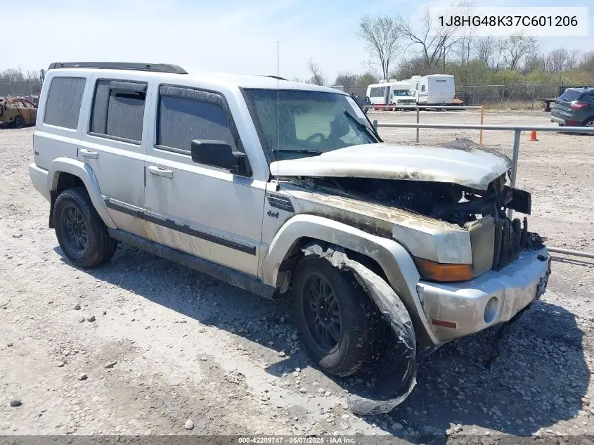 2007 Jeep Commander Sport VIN: 1J8HG48K37C601206 Lot: 42209747