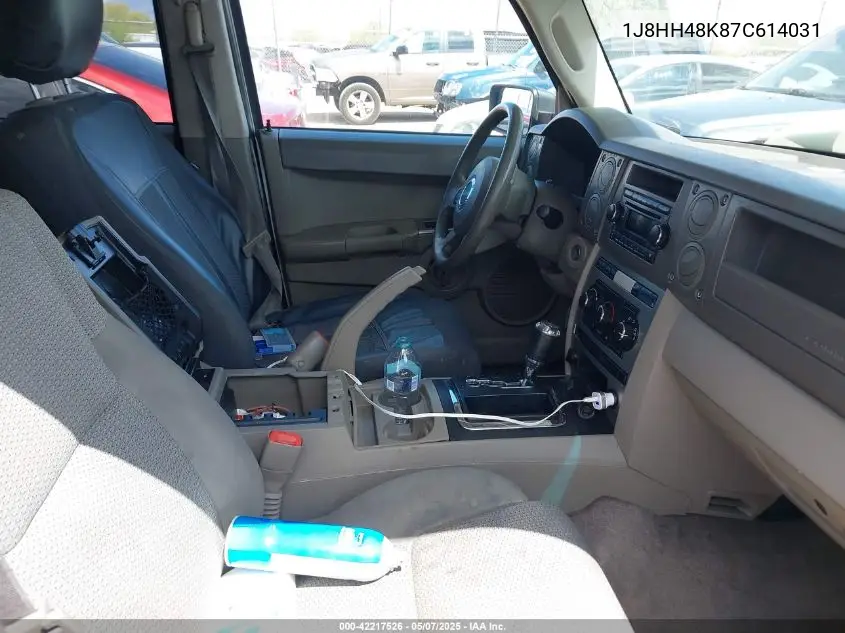 2007 Jeep Commander Sport VIN: 1J8HH48K87C614031 Lot: 42217526