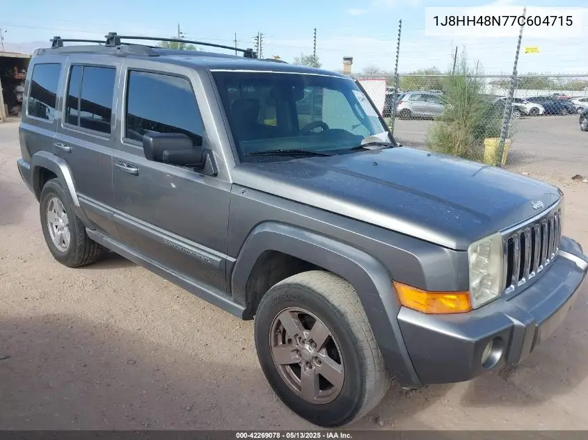 2007 Jeep Commander Sport VIN: 1J8HH48N77C604715 Lot: 42269078