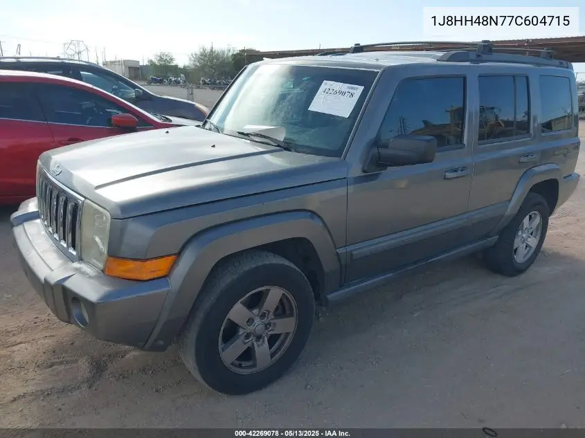 2007 Jeep Commander Sport VIN: 1J8HH48N77C604715 Lot: 42269078