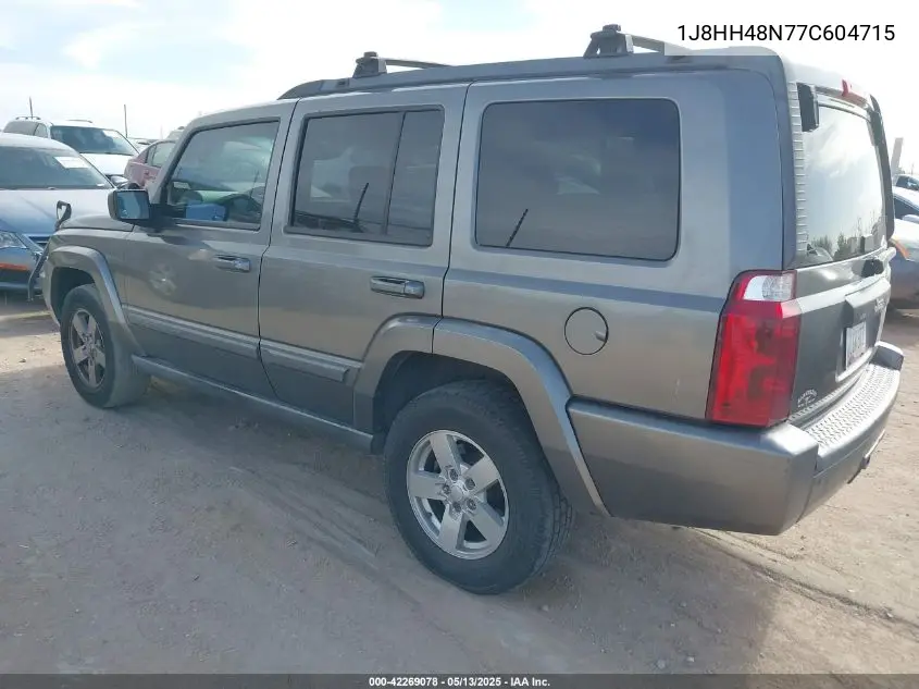 2007 Jeep Commander Sport VIN: 1J8HH48N77C604715 Lot: 42269078