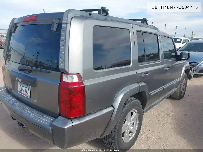 2007 Jeep Commander Sport VIN: 1J8HH48N77C604715 Lot: 42269078