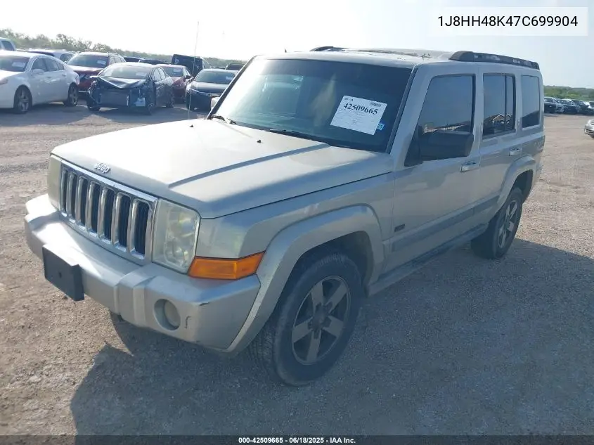 2007 Jeep Commander Sport VIN: 1J8HH48K47C699904 Lot: 42509665
