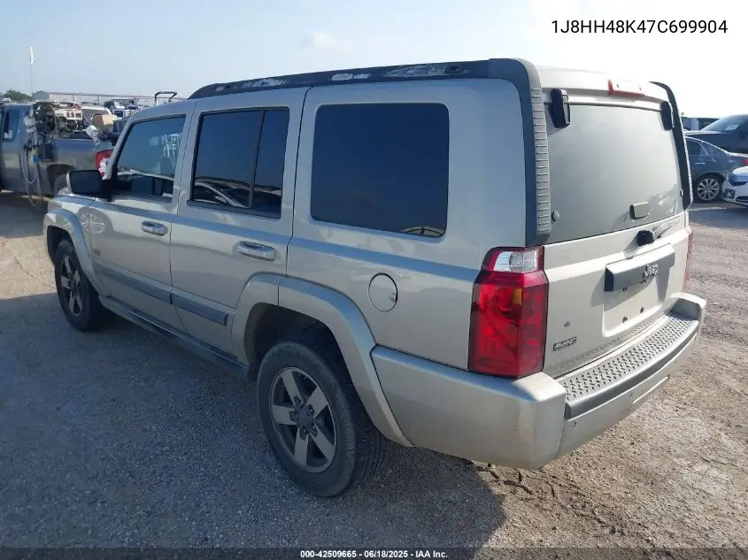 2007 Jeep Commander Sport VIN: 1J8HH48K47C699904 Lot: 42509665