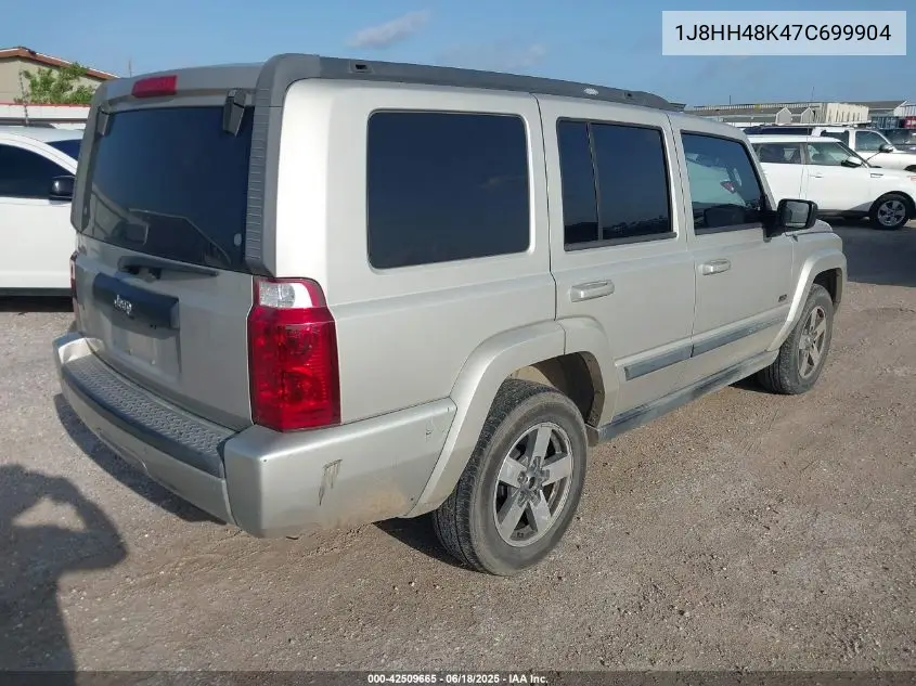 2007 Jeep Commander Sport VIN: 1J8HH48K47C699904 Lot: 42509665