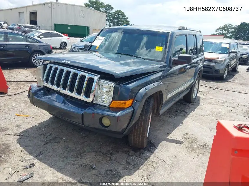 2007 Jeep Commander Limited VIN: 1J8HH582X7C608737 Lot: 42569840