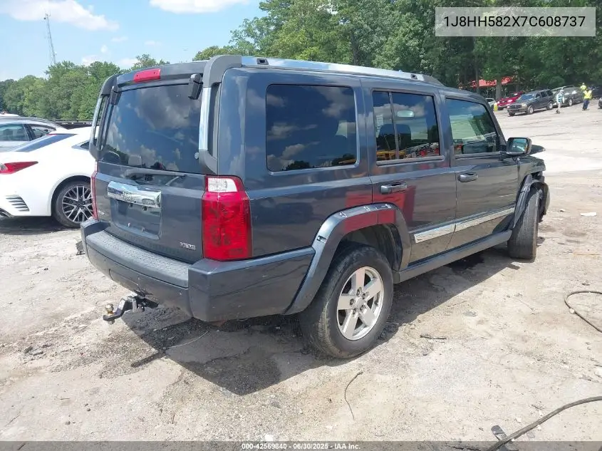 2007 Jeep Commander Limited VIN: 1J8HH582X7C608737 Lot: 42569840