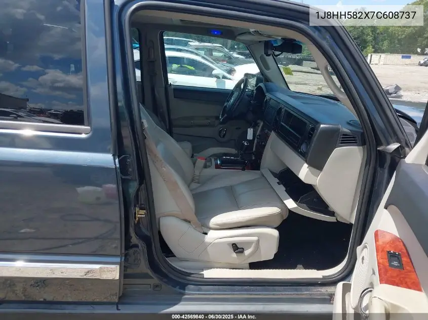2007 Jeep Commander Limited VIN: 1J8HH582X7C608737 Lot: 42569840