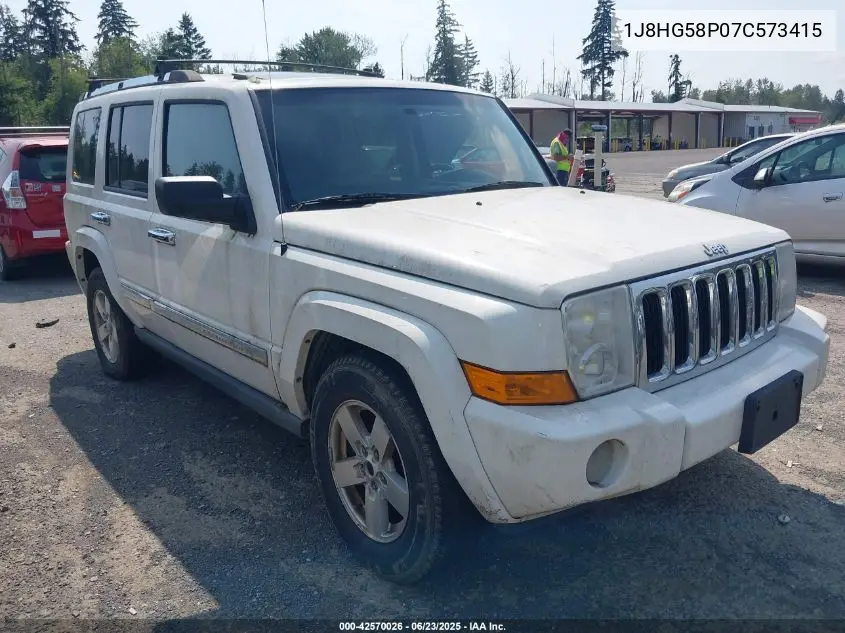 2007 Jeep Commander Limited VIN: 1J8HG58P07C573415 Lot: 42570026