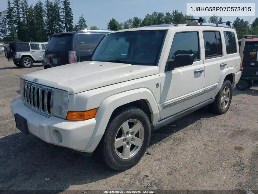 2007 Jeep Commander Limited VIN: 1J8HG58P07C573415 Lot: 42570026