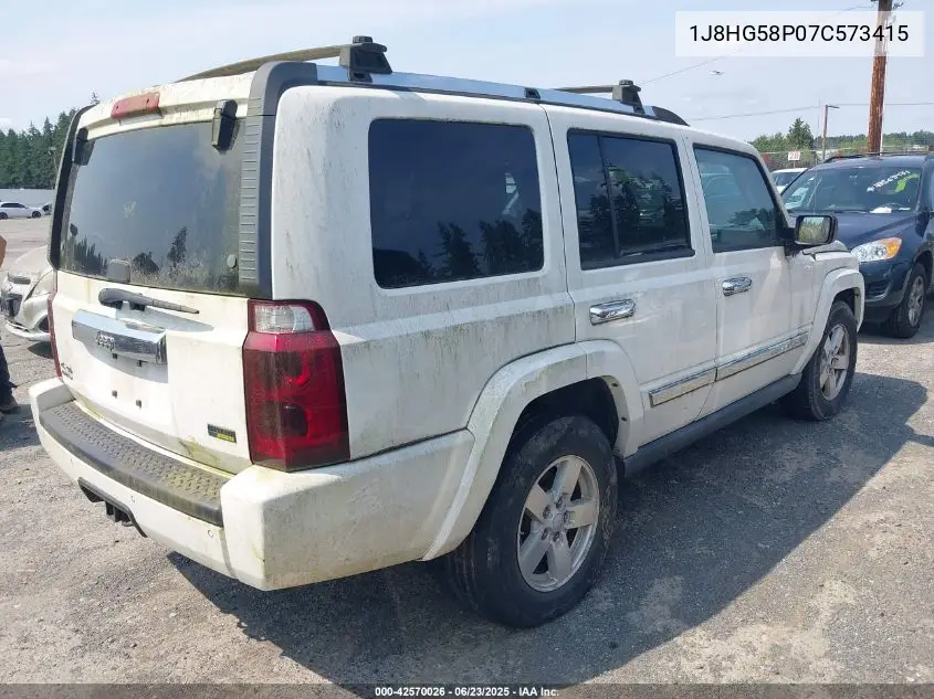 2007 Jeep Commander Limited VIN: 1J8HG58P07C573415 Lot: 42570026