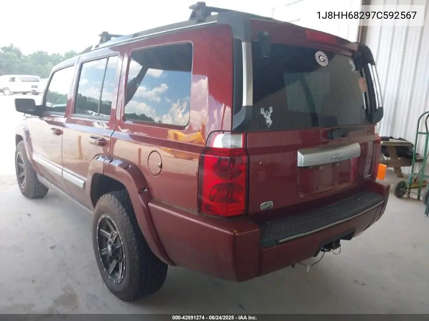 2007 Jeep Commander Overland VIN: 1J8HH68297C592567 Lot: 42591274