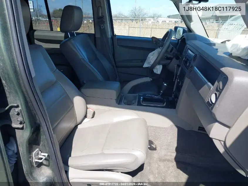 2008 Jeep Commander Sport VIN: 1J8HG48K18C117925 Lot: 41917722