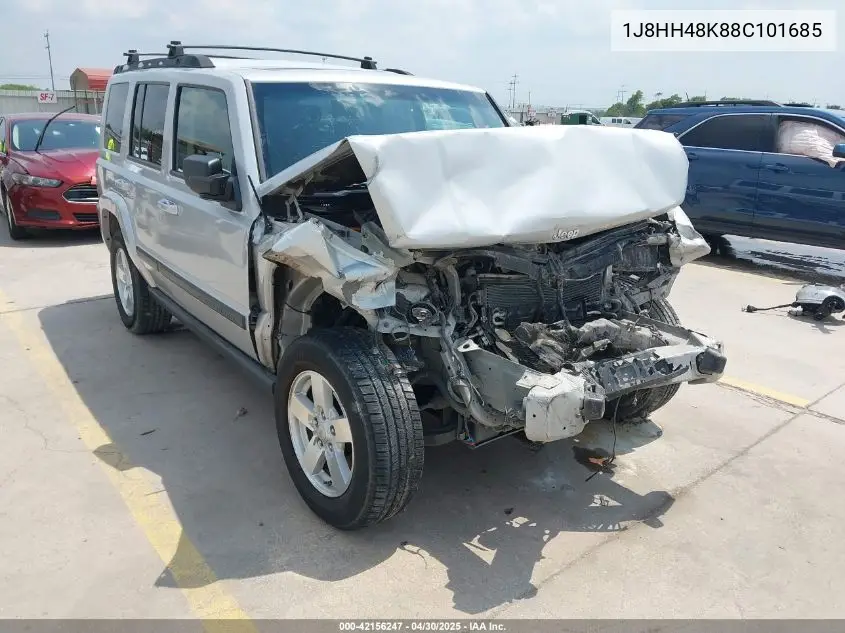 2008 Jeep Commander Sport VIN: 1J8HH48K88C101685 Lot: 42156247