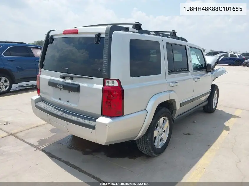 2008 Jeep Commander Sport VIN: 1J8HH48K88C101685 Lot: 42156247