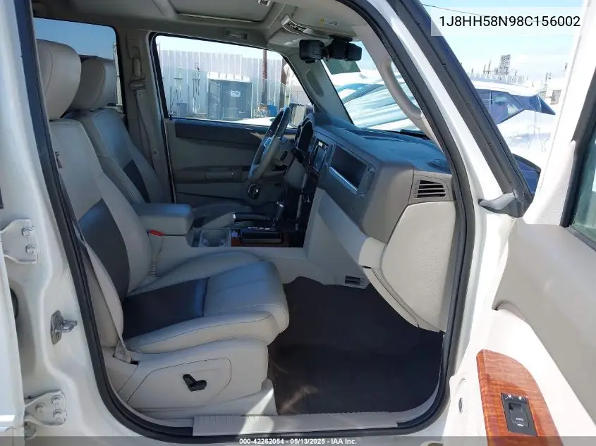 2008 Jeep Commander Limited VIN: 1J8HH58N98C156002 Lot: 42262054
