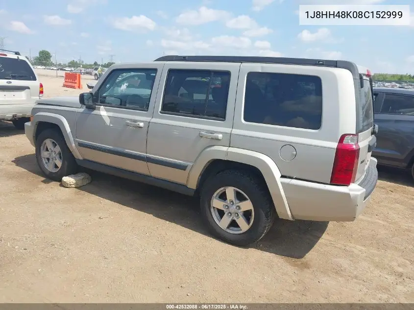 2008 Jeep Commander Sport VIN: 1J8HH48K08C152999 Lot: 42532088