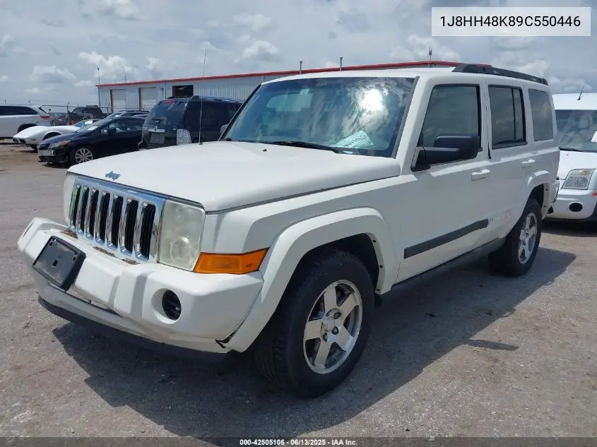 2009 Jeep Commander Sport VIN: 1J8HH48K89C550446 Lot: 42505106