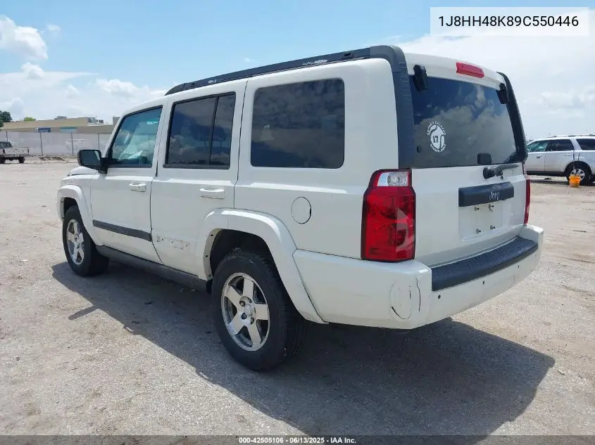 2009 Jeep Commander Sport VIN: 1J8HH48K89C550446 Lot: 42505106