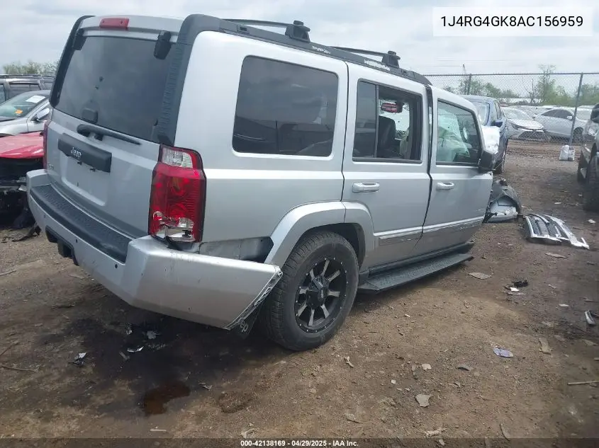 2010 Jeep Commander Sport VIN: 1J4RG4GK8AC156959 Lot: 42138169