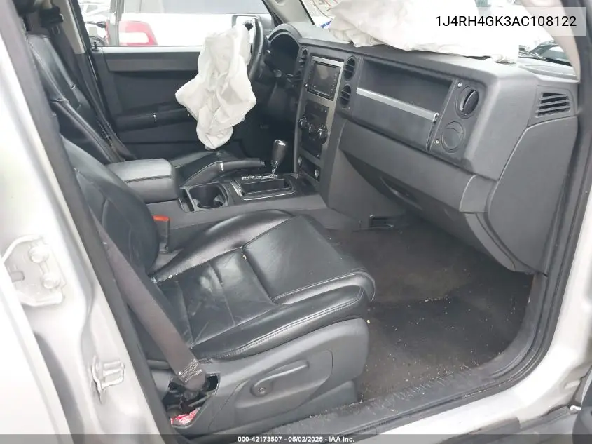 2010 Jeep Commander Sport VIN: 1J4RH4GK3AC108122 Lot: 42173507