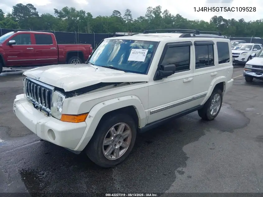 2010 Jeep Commander Limited VIN: 1J4RH5GT5AC109528 Lot: 42227319