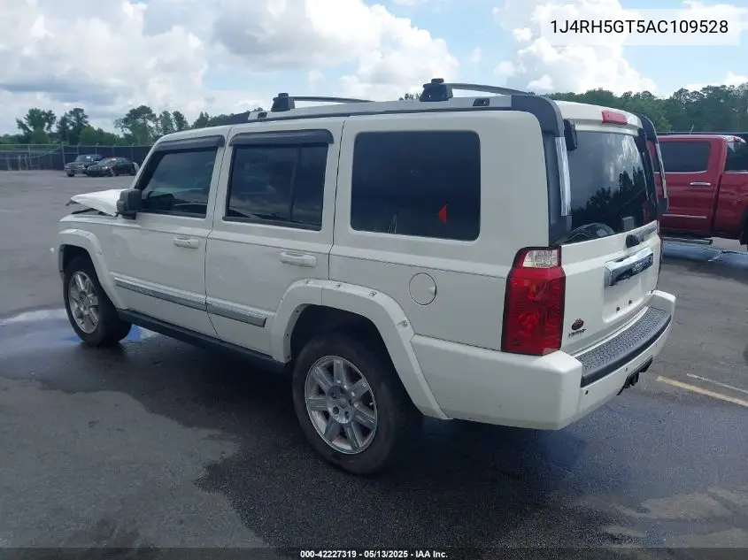 2010 Jeep Commander Limited VIN: 1J4RH5GT5AC109528 Lot: 42227319