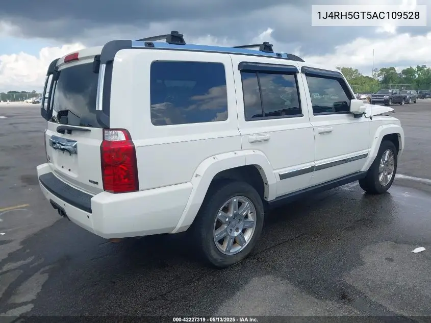 2010 Jeep Commander Limited VIN: 1J4RH5GT5AC109528 Lot: 42227319