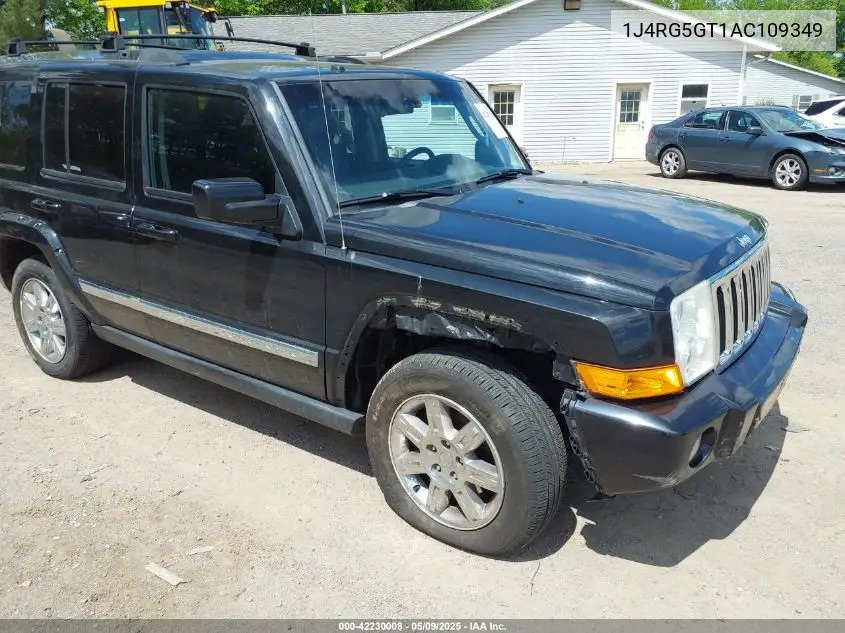 2010 Jeep Commander Limited VIN: 1J4RG5GT1AC109349 Lot: 42230008