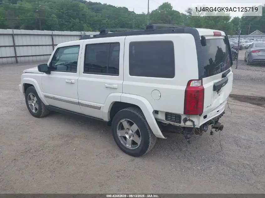2010 Jeep Commander Sport VIN: 1J4RG4GK9AC125719 Lot: 42482639