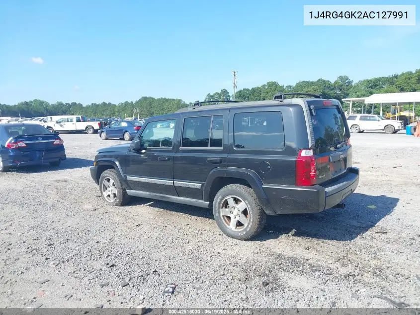 2010 Jeep Commander Sport VIN: 1J4RG4GK2AC127991 Lot: 42515030