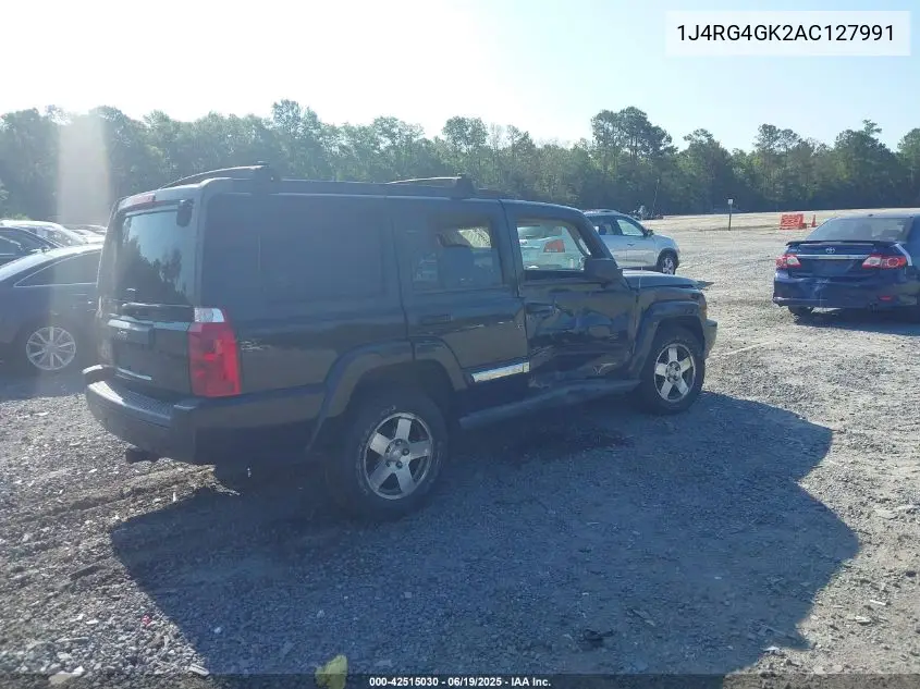 2010 Jeep Commander Sport VIN: 1J4RG4GK2AC127991 Lot: 42515030
